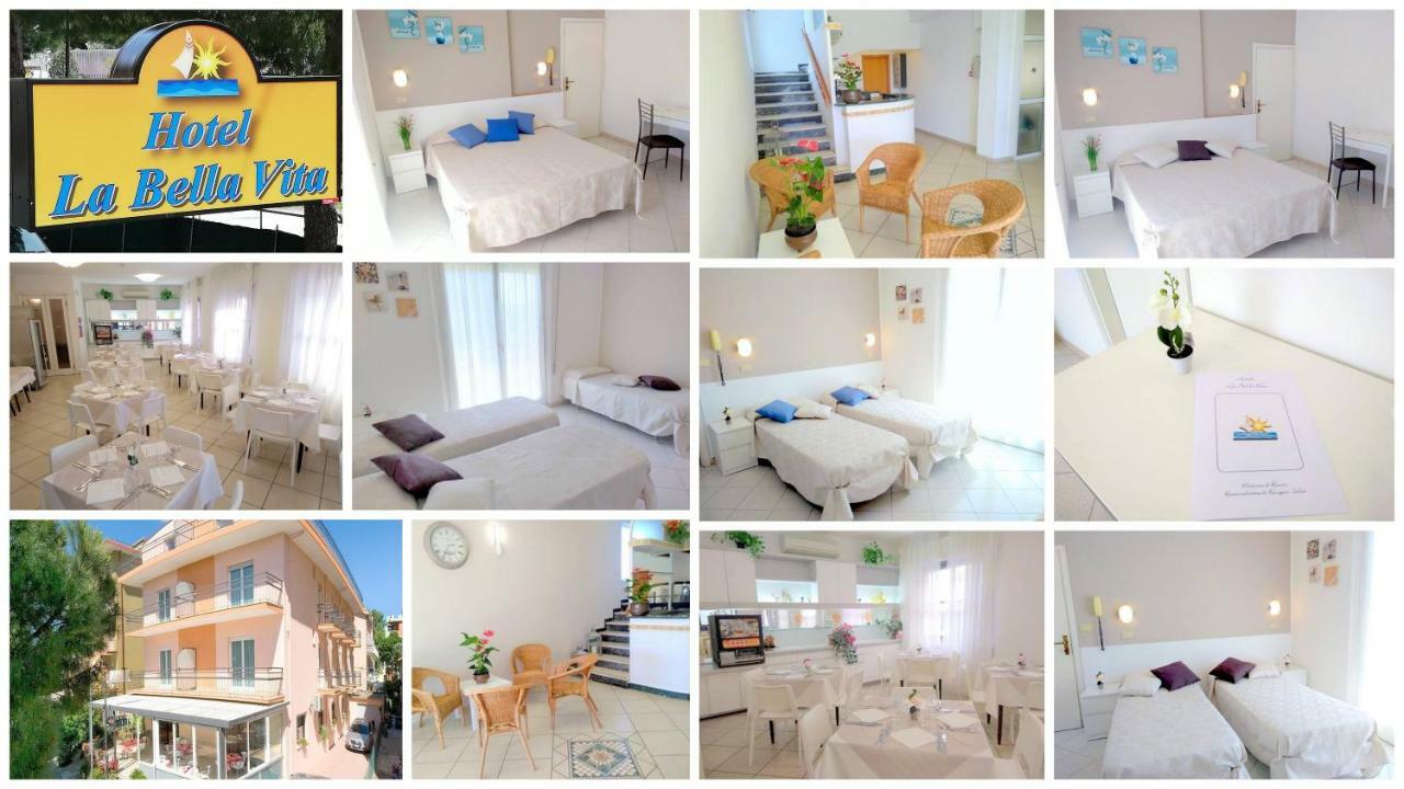 Hotel La Bella Vita Римини Екстериор снимка